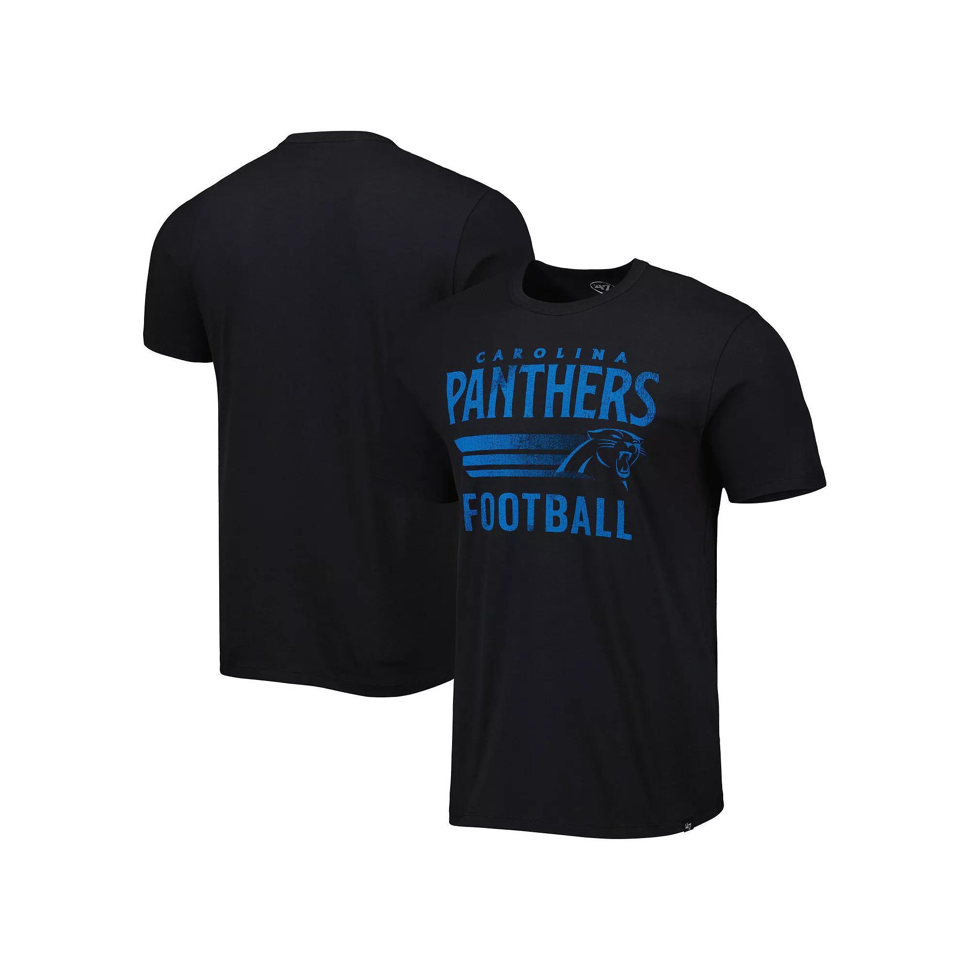Mens 47 Carolina Panthers Wordmark Rider Franklin T-Shirt Product Image