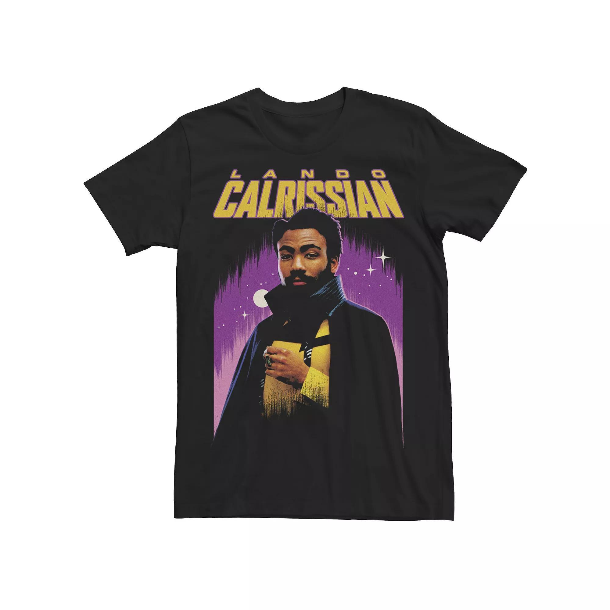 Men's Star Wars Han Solo Movie Lando Profile Shot Tee, Size: 3XL, Black Product Image