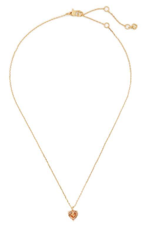 kate spade new york My Love Heart Short Pendant Necklace Product Image