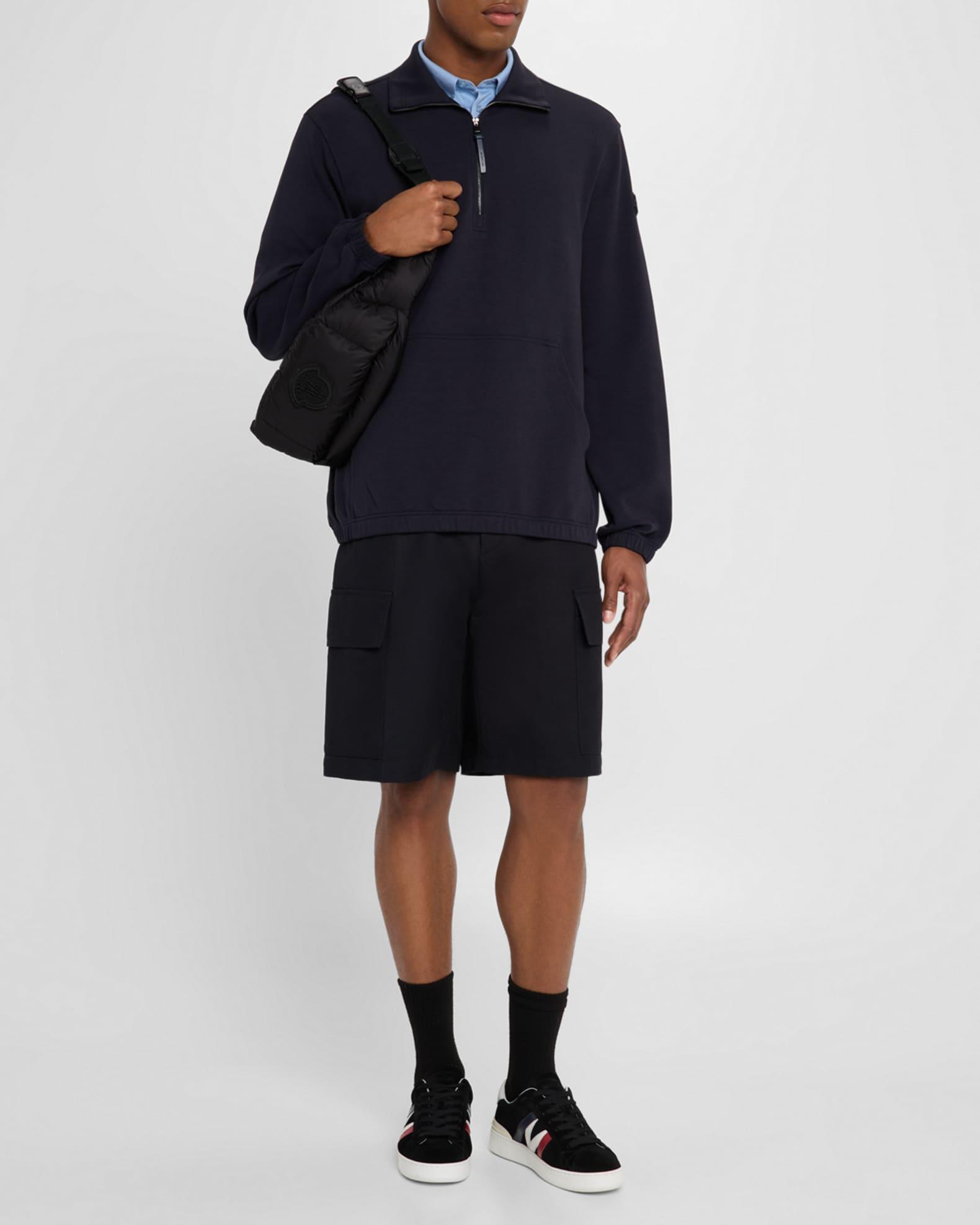 Mens Quarter-Zip Interlock Sweatshirt Product Image