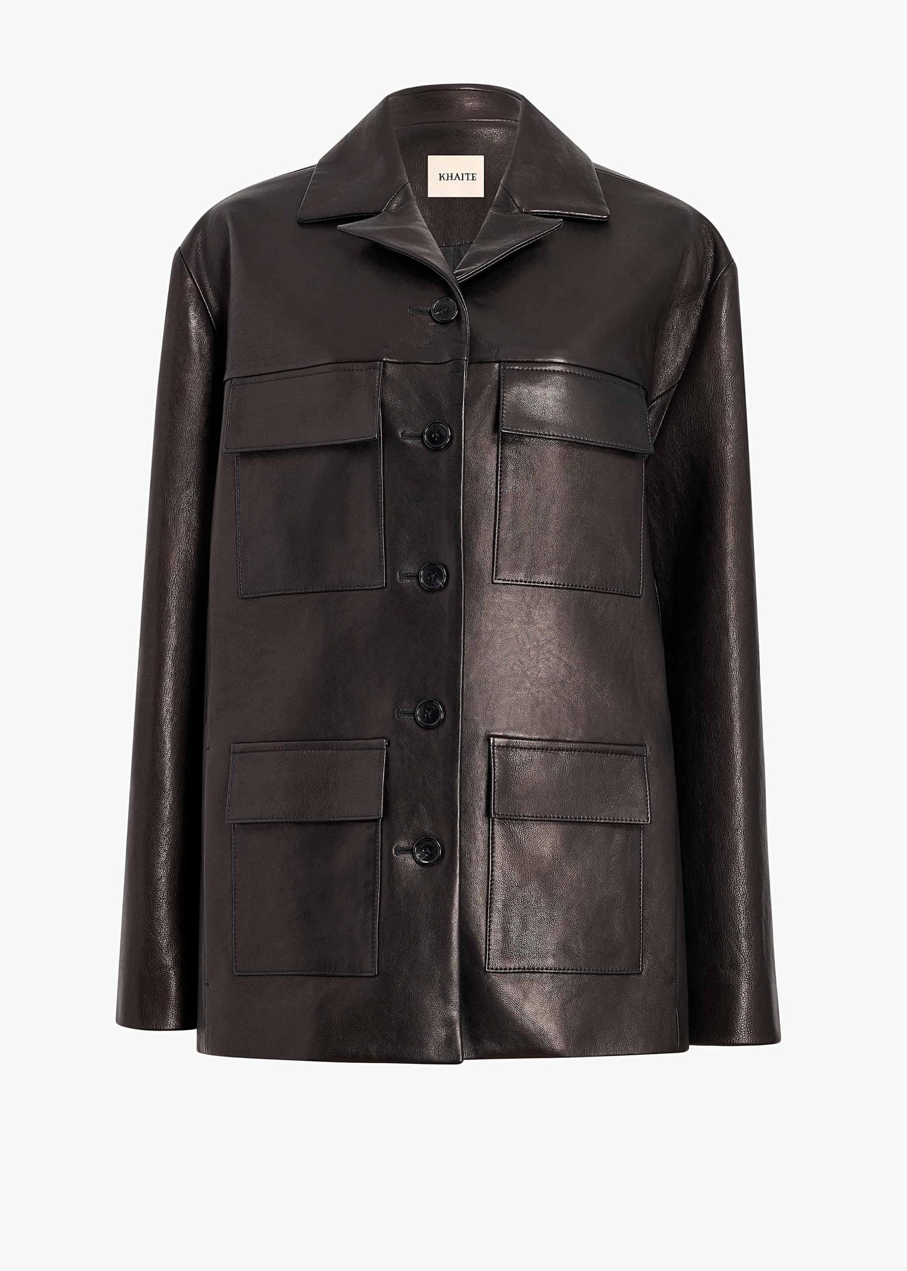 Morsson Jacket in Black Leather Product Image
