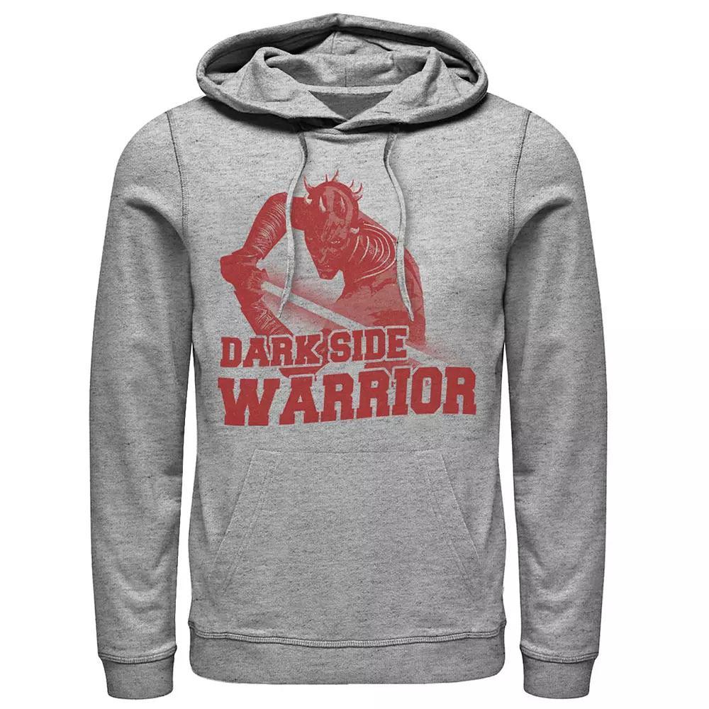 Mens Star Wars: Clone Wars Darth Maul Dark Side Warrior Hoodie Athletic Grey Product Image