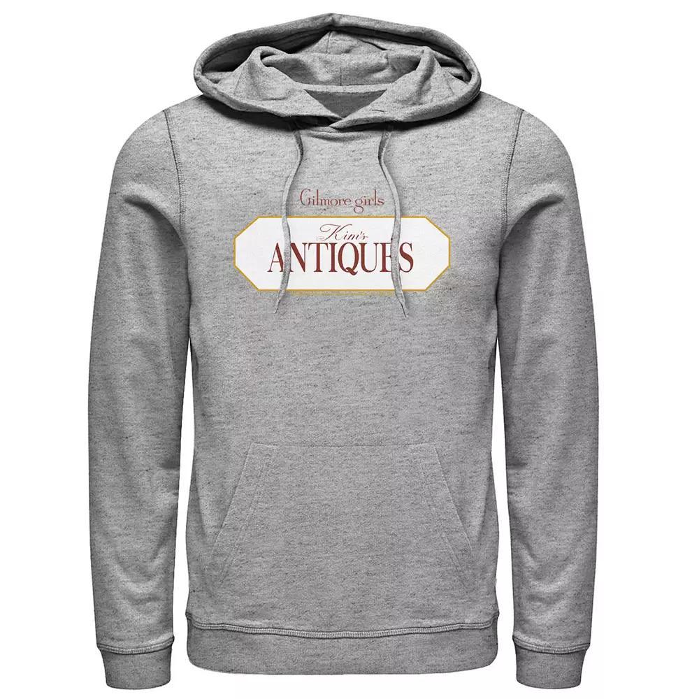 Men's Gilmore Girls Kim's Antiques Logo Sweatshirt, Size: XL, Athletic Grey Product Image