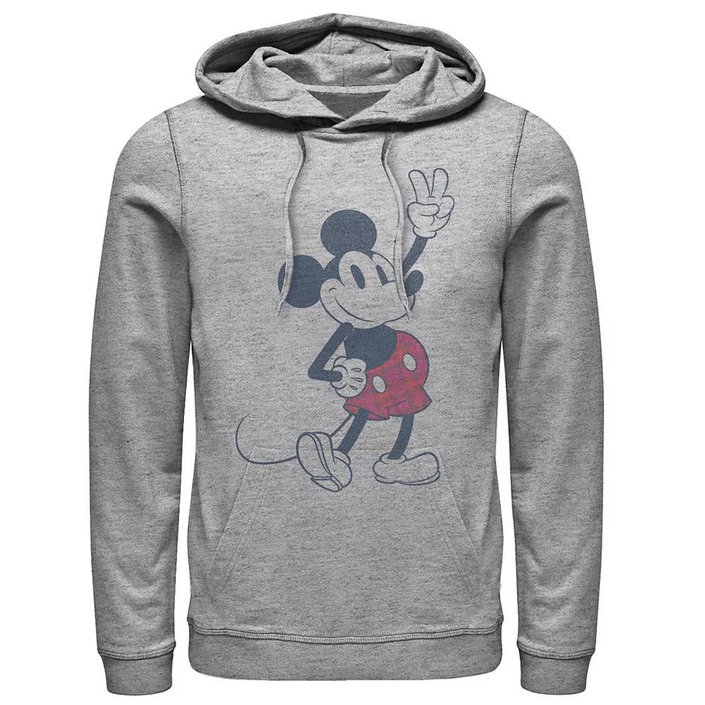 Men's Tom And Jerry Simple Jerry Big Face Hoodie, Size: XXL, Athletic Grey Product Image