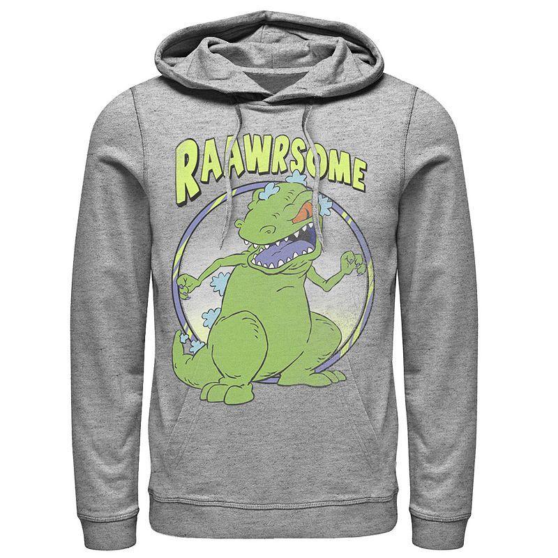 Men's RugRats Reptar Raawrsome Hoodie, Boy's, Size: Medium, Black Product Image