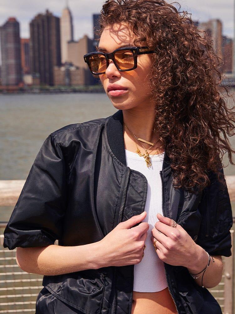 WOMEN'S L-2B SHORT SLEEVE BOMBER JACKET Product Image