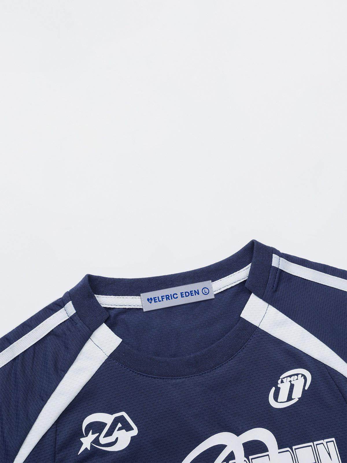 Aelfric Eden Color Blocking Basic Print Tee Product Image