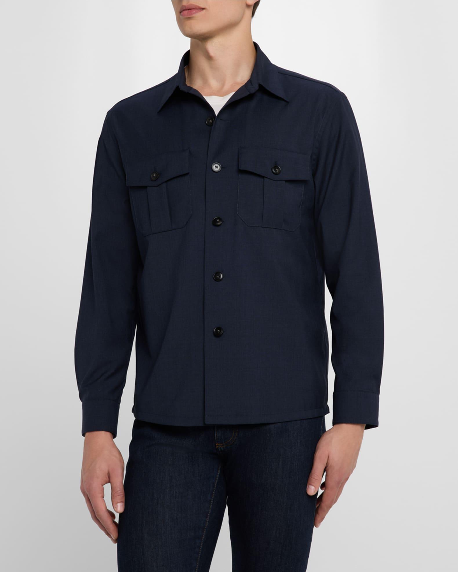 Men's Wool Overshirt Product Image