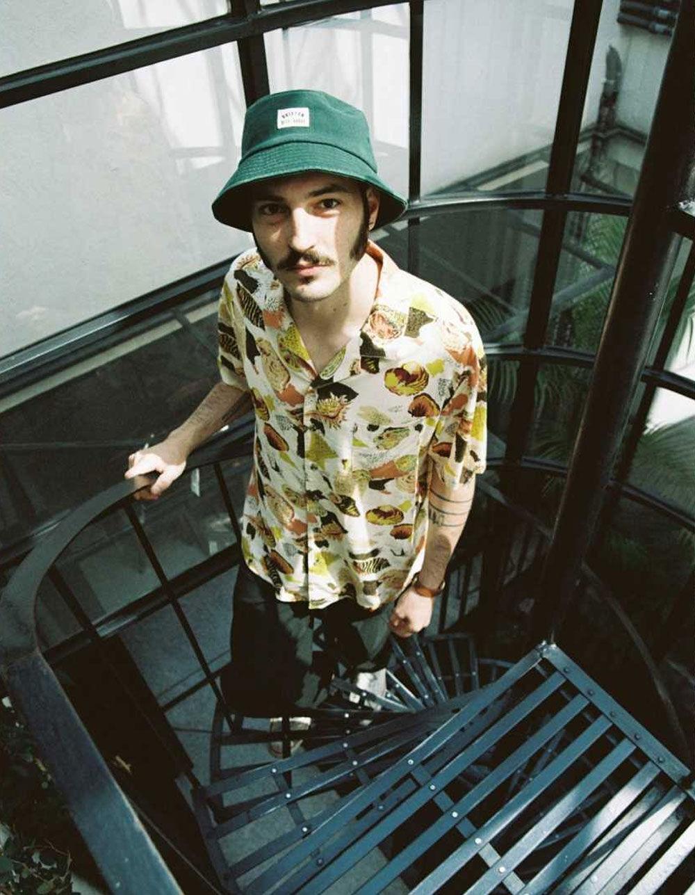 BRIXTON Bunker Reserve Mens Camp Collar Button Up Shirt Product Image