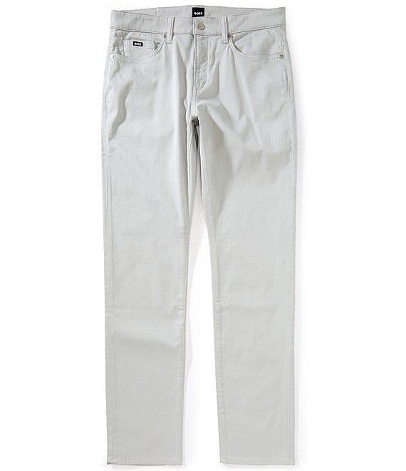 Hugo Boss BOSS Slim Fit Delaware Tapered Stretch Jeans Product Image