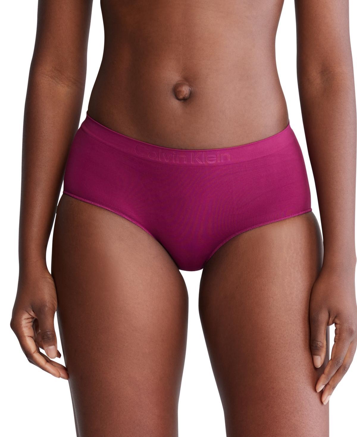 Womens Calvin Klein Bonded Flex Boyshort Panty QD3961 Product Image