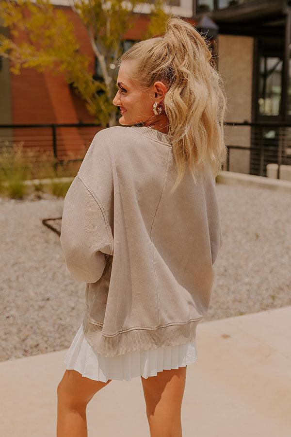 Subtle Charm Vintage Wash Sweatshirt Product Image