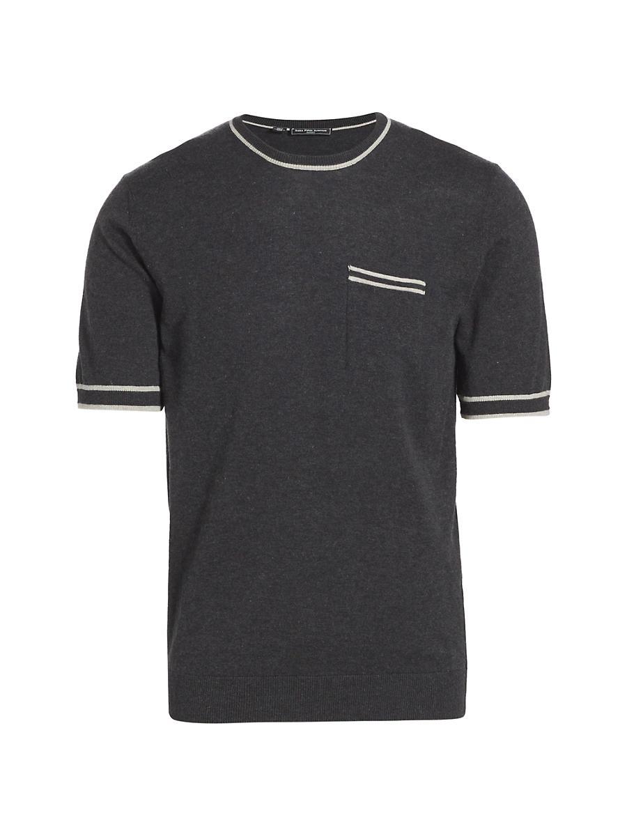 Mens Slim-Fit Knit Crewneck T-Shirt Product Image