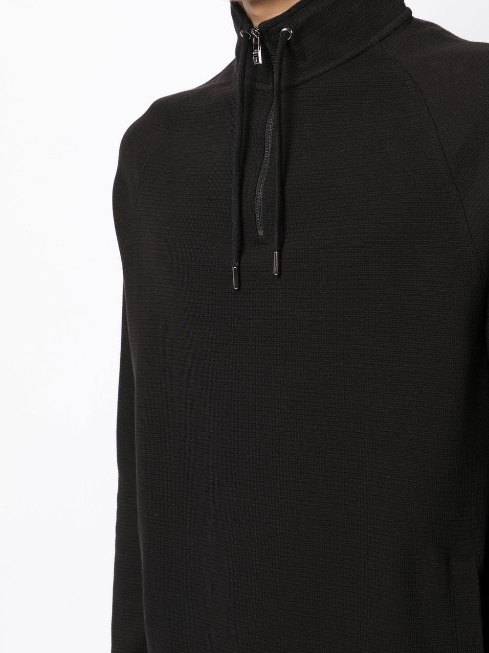 Funnel-neck Sweatshirt In Black Product Image