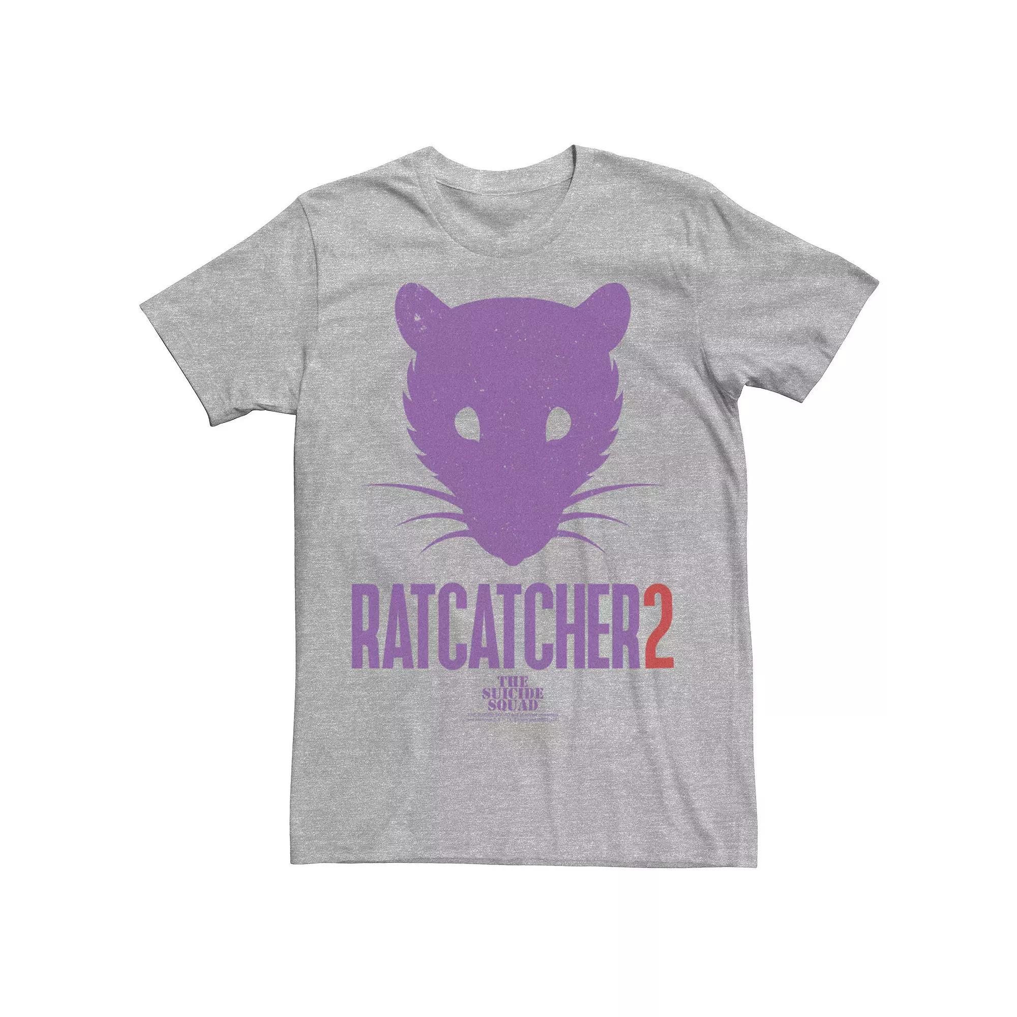 Men's The Suicide Squad Ratcatcher 2 Logo Tee, Size: Medium, Athletic Grey Product Image