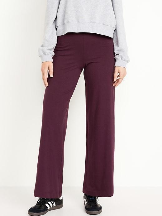 High-Waisted Wide-Leg Leggings Product Image