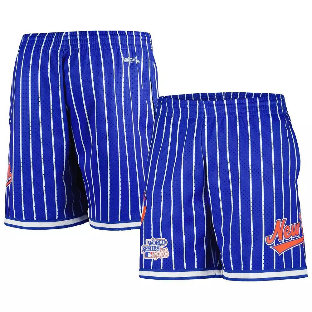 Men's Mitchell & Ness Royal New York Mets Cooperstown Collection City Collection Mesh Shorts, Size: XL, Blue Product Image