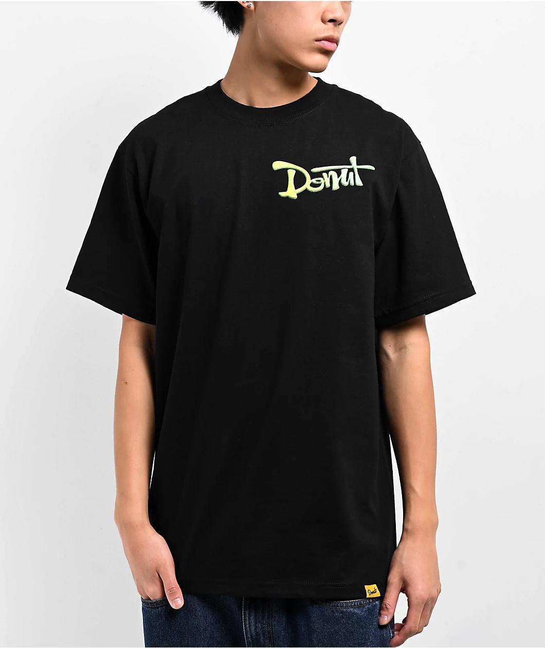Donut Coordinates Black T-Shirt Product Image