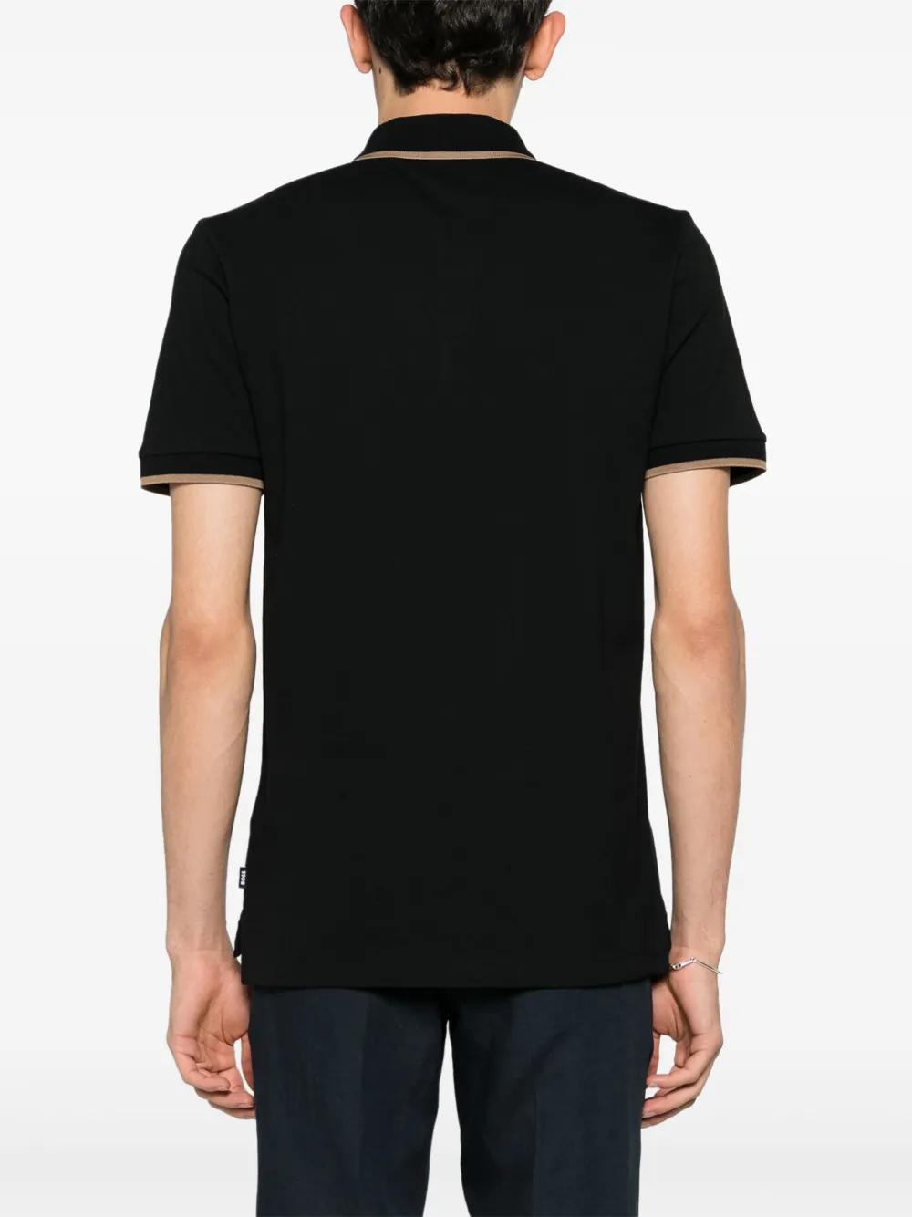 logo-embroidered cotton polo shirt Product Image
