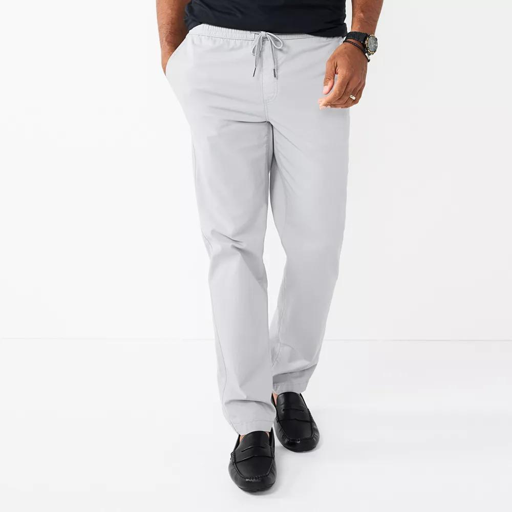 Men's Sonoma Goods For Life® Slim-Fit Pull-On Pants, Size: Large, Castle Rock Product Image