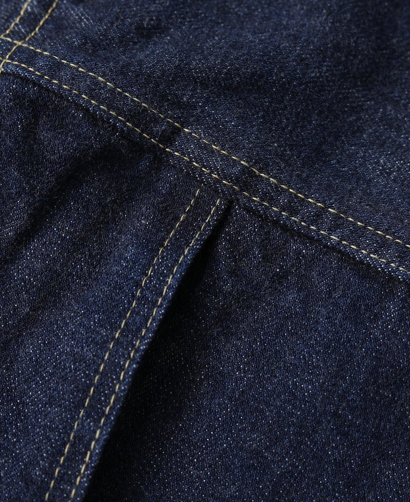 WWII Simplified Model Cowboy Selvedge Denim Jacket Product Image