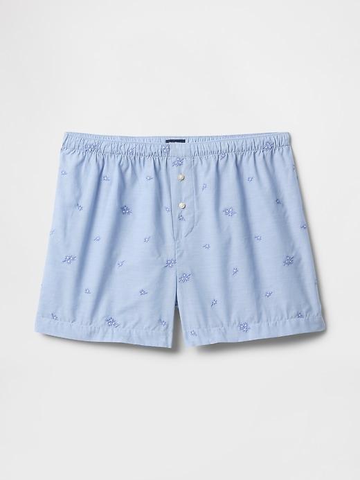 Embroidered PJ Boxer Shorts Product Image