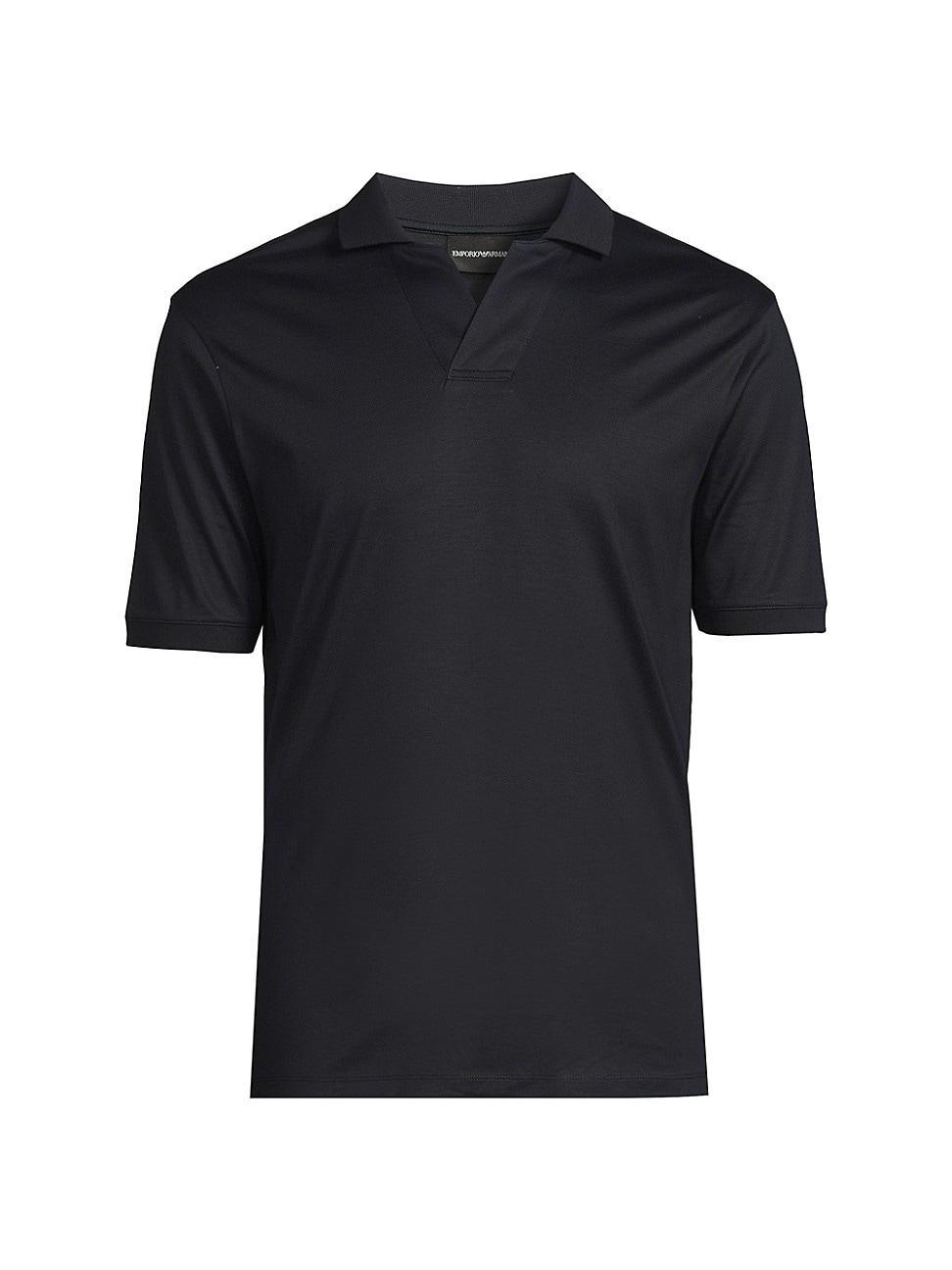 Mens Johnny Collar Polo Shirt Product Image