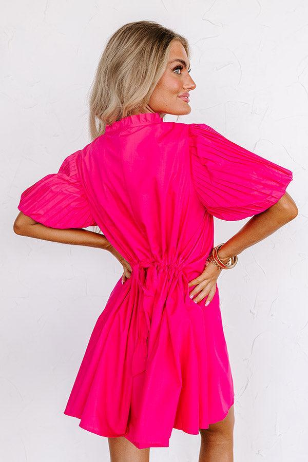 Talk Of The Town Mini Dress in Rose Product Image