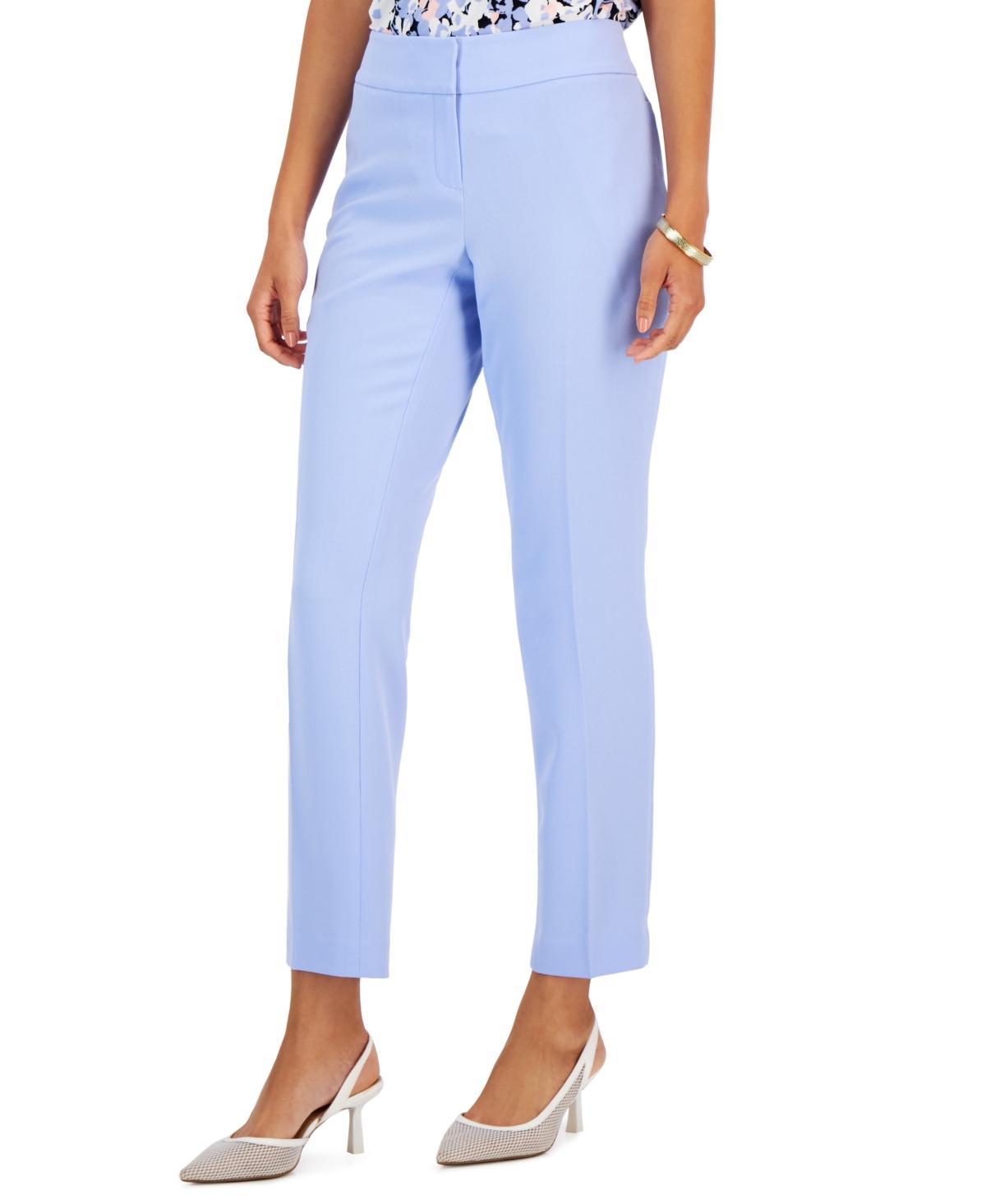 Kasper Petite Slim Straight-Leg Trousers Product Image