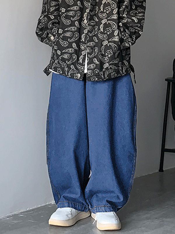 Men's Vintage Skater Loose Jeans Product Image