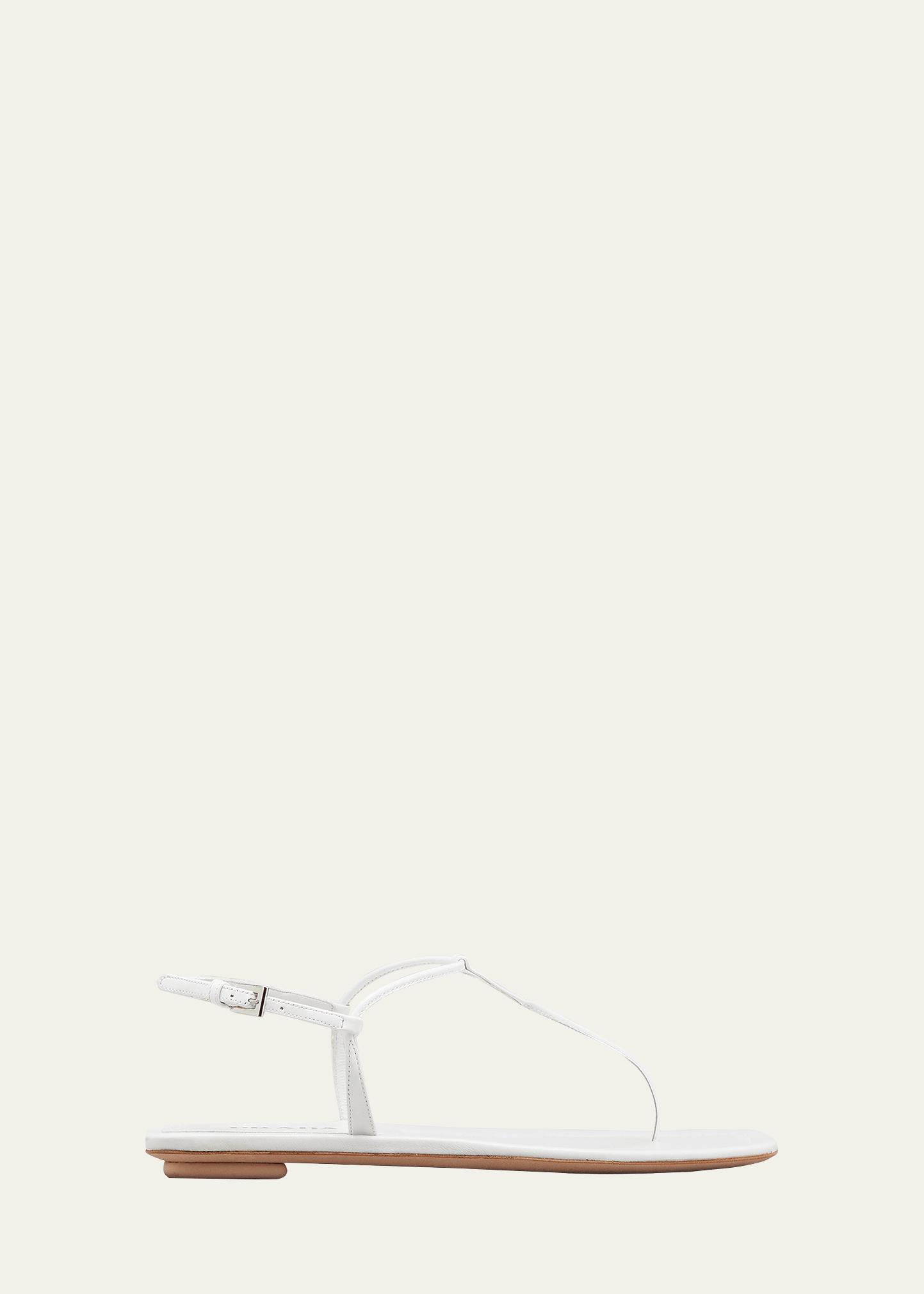 Flat Patent Leather Thong Sandals Product Image