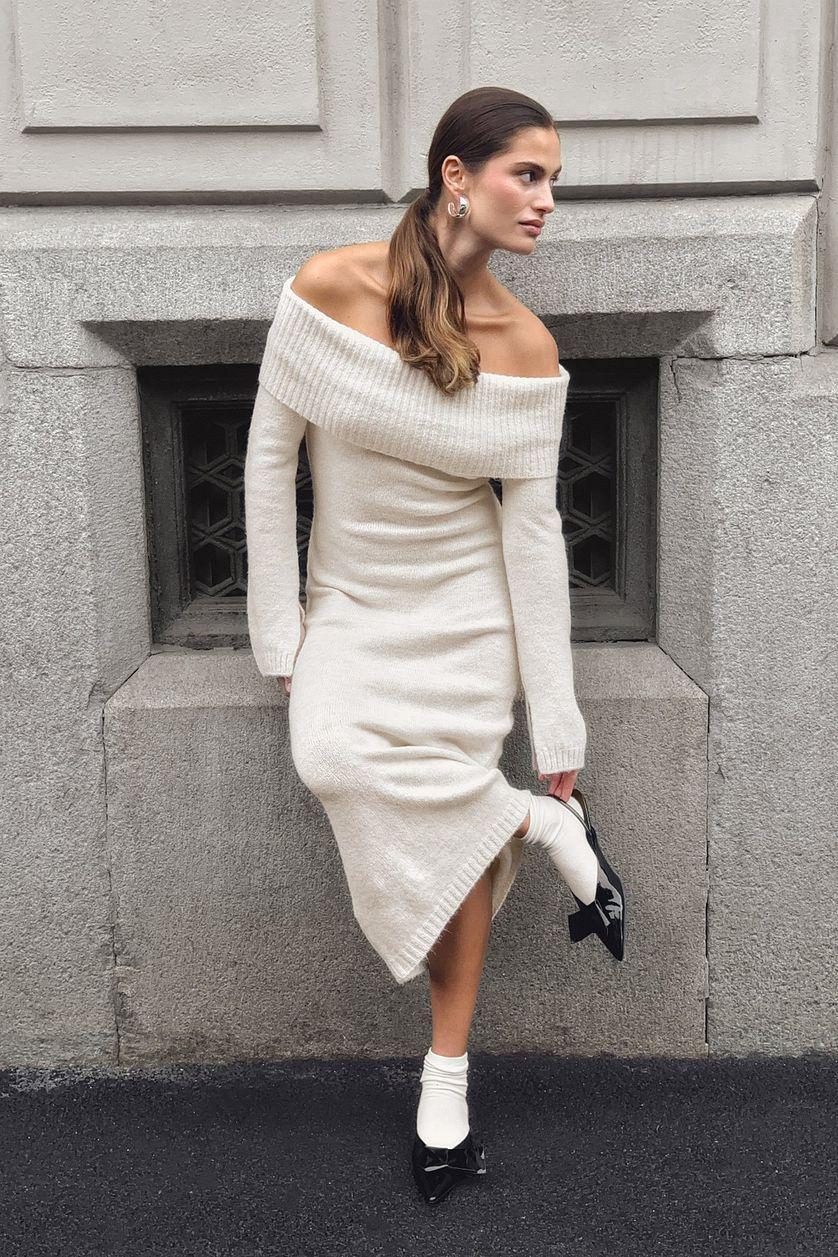 Knitted Midi Dress Product Image