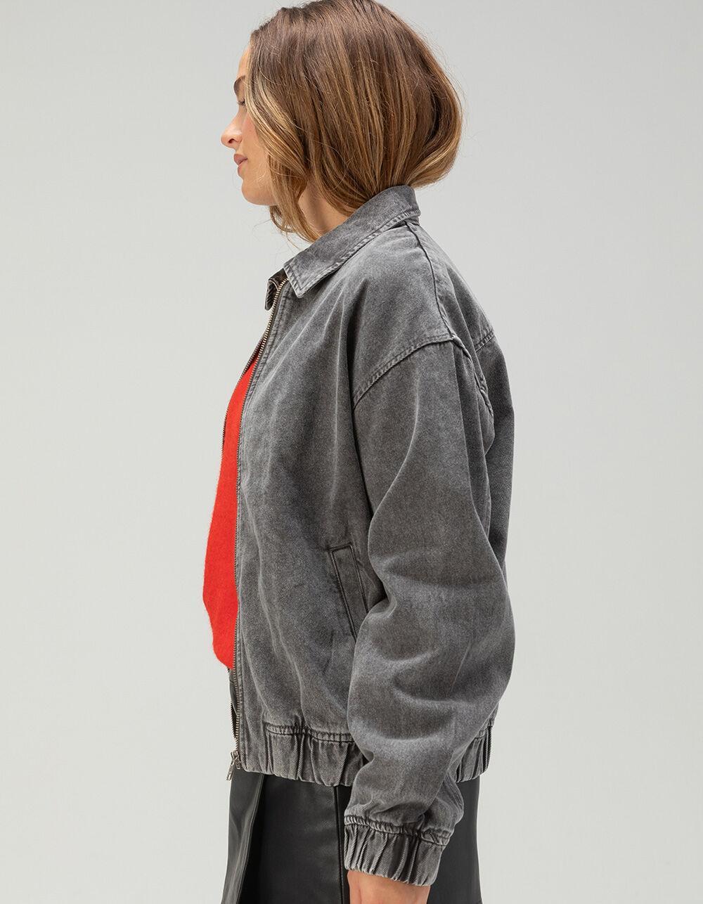 JJXX Ziggy Womens Washed Denim Jacket - WASHED BLACK Product Image