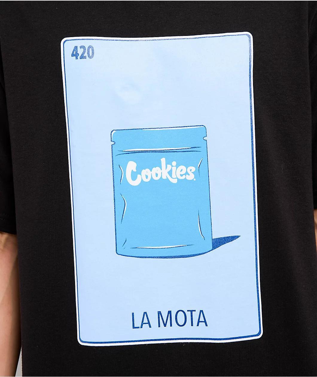 Cookies La Mota Black T-Shirt Product Image