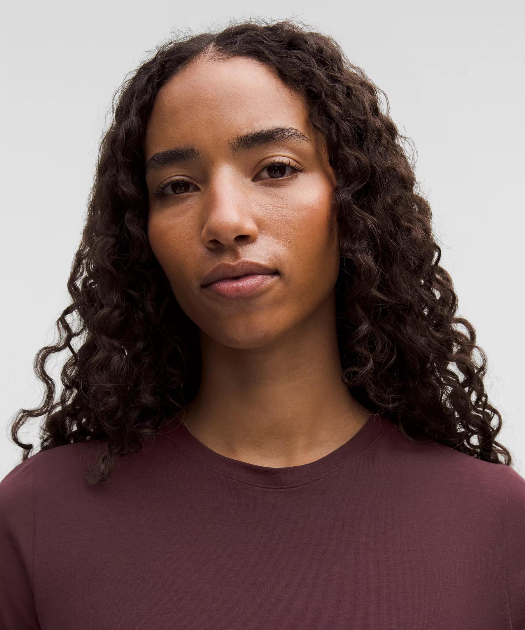 Love Curved-Hem Crewneck T-Shirt Product Image