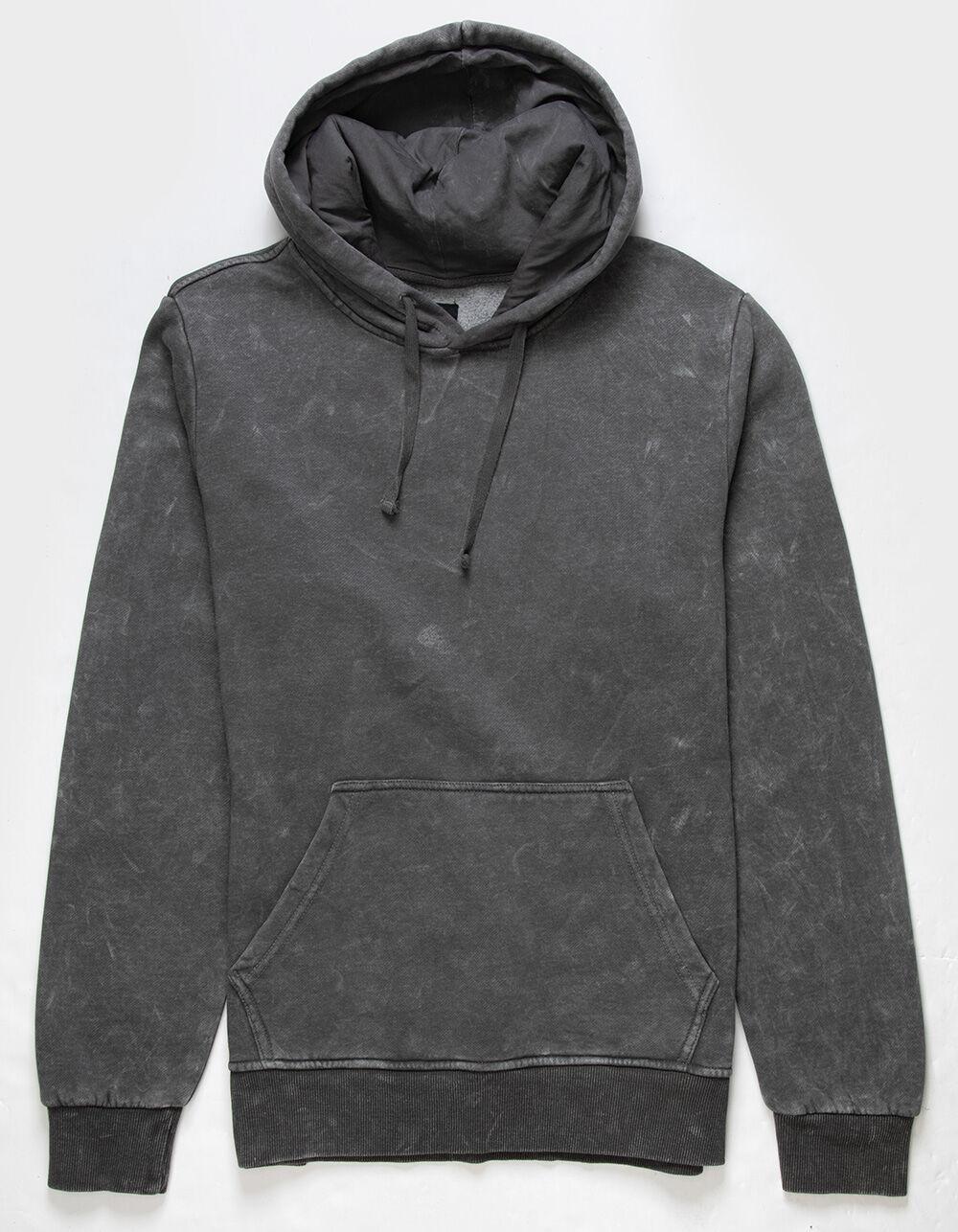 RSQ Mens Washed Hoodie - BLACK Product Image
