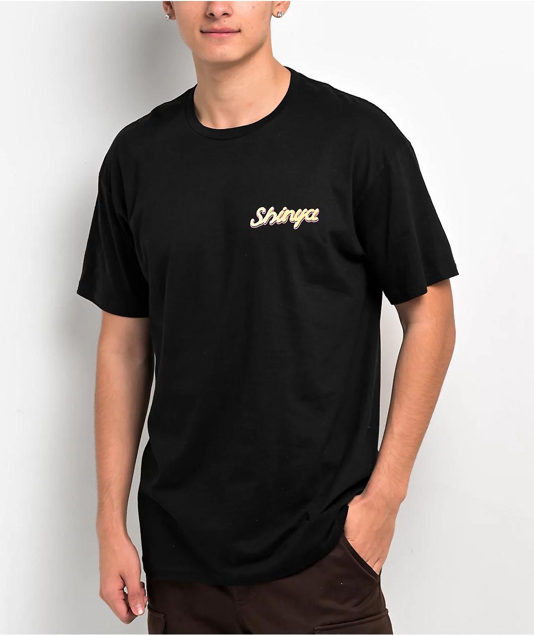 Shinya Too Easy Black T-Shirt Product Image