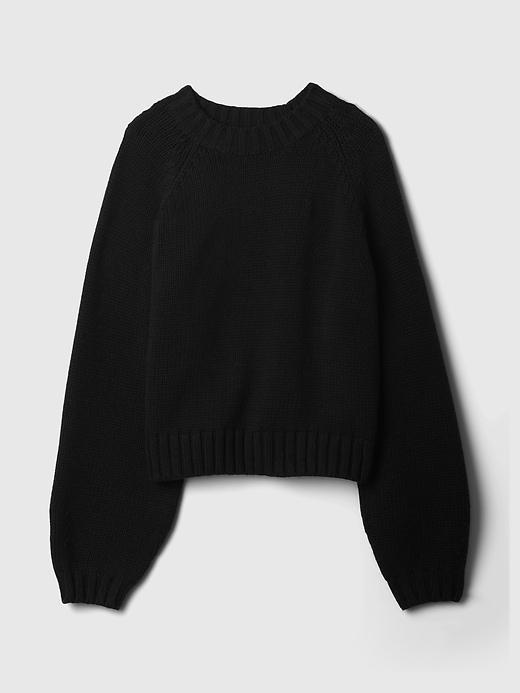 Relaxed Balloon-Sleeve Sweater Product Image