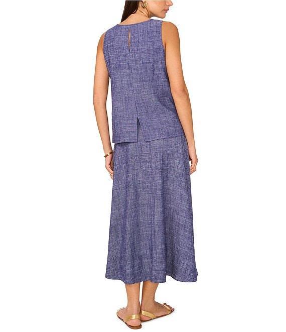 Vince Camuto Round Neck Sleeveless Tank Product Image