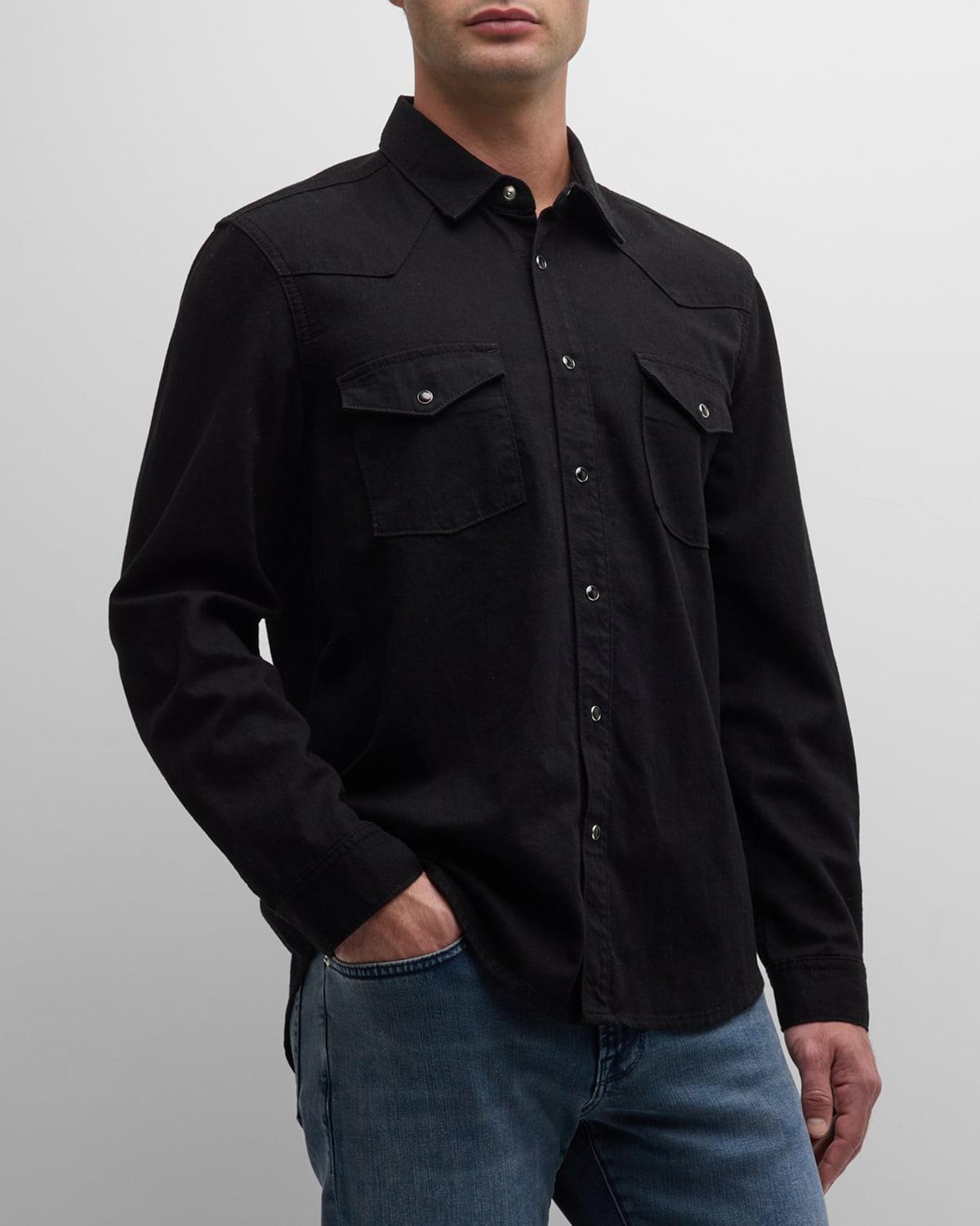 FRAME Western Denim Shirt Product Image