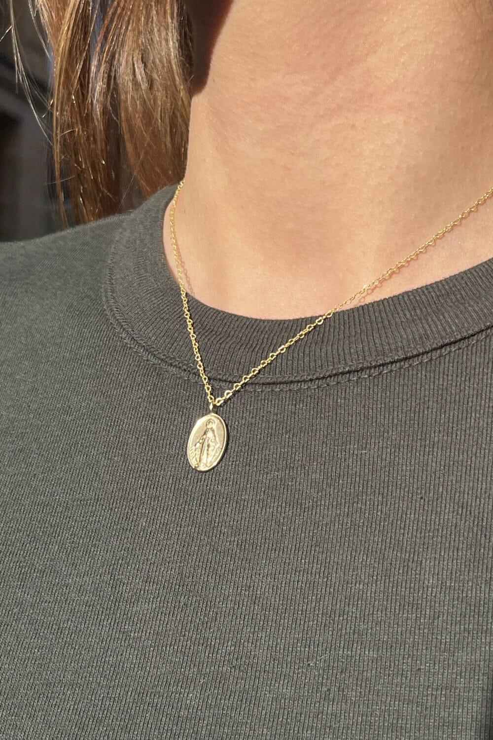 Double-Sided Mother Mary Necklace Product Image