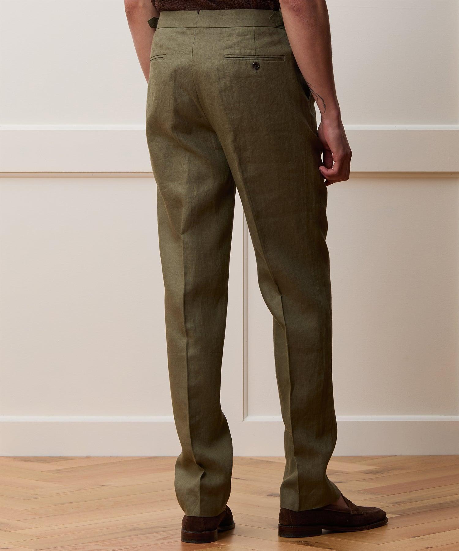 Irish Linen Side Tab Trouser Product Image