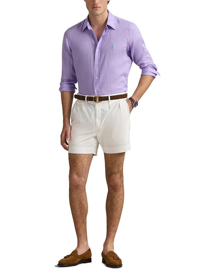 Short Sleeve Classic Fit Linen Shirt Product Image