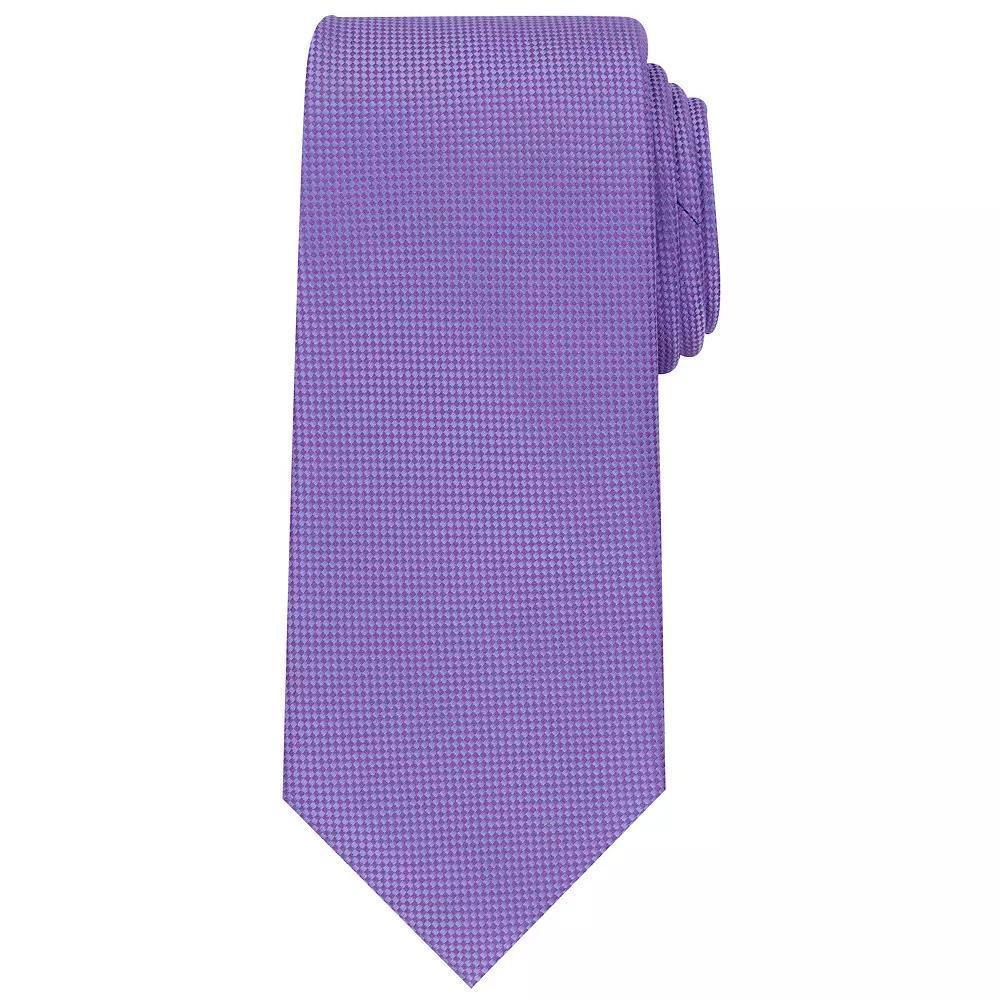 Men's Bespoke Solid Tie, Purple Oxford Product Image