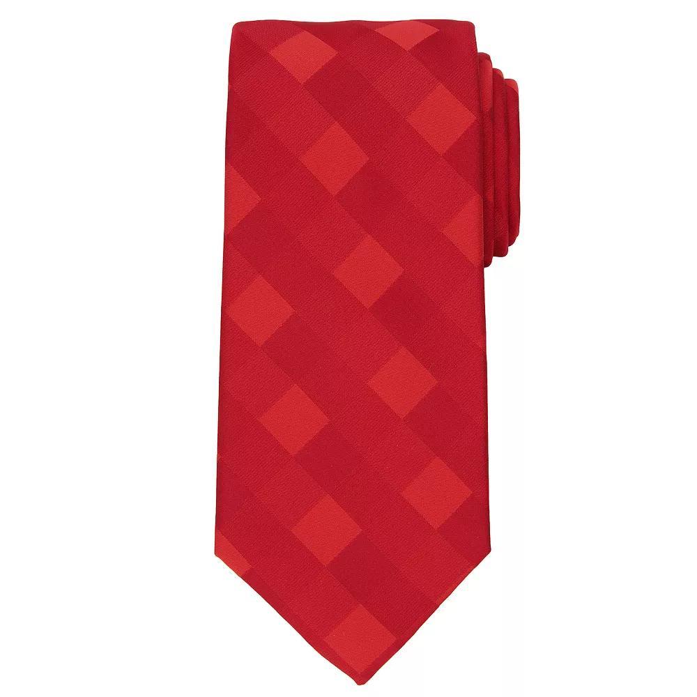 Men's Bespoke Solid Tie, Red Dubrey Product Image