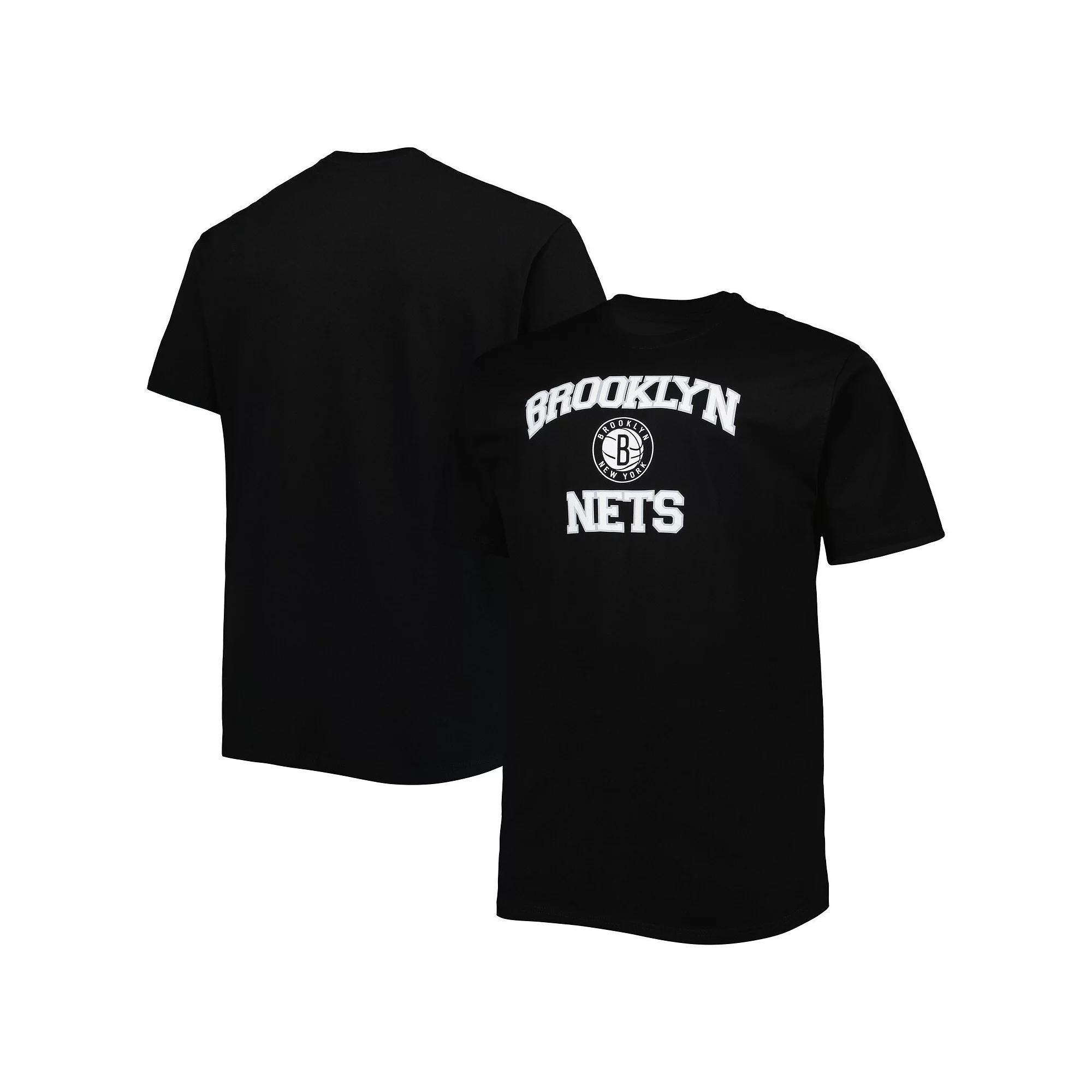 Men's Black Brooklyn Nets Big & Tall Heart & Soul T-Shirt, Size: XLT Product Image