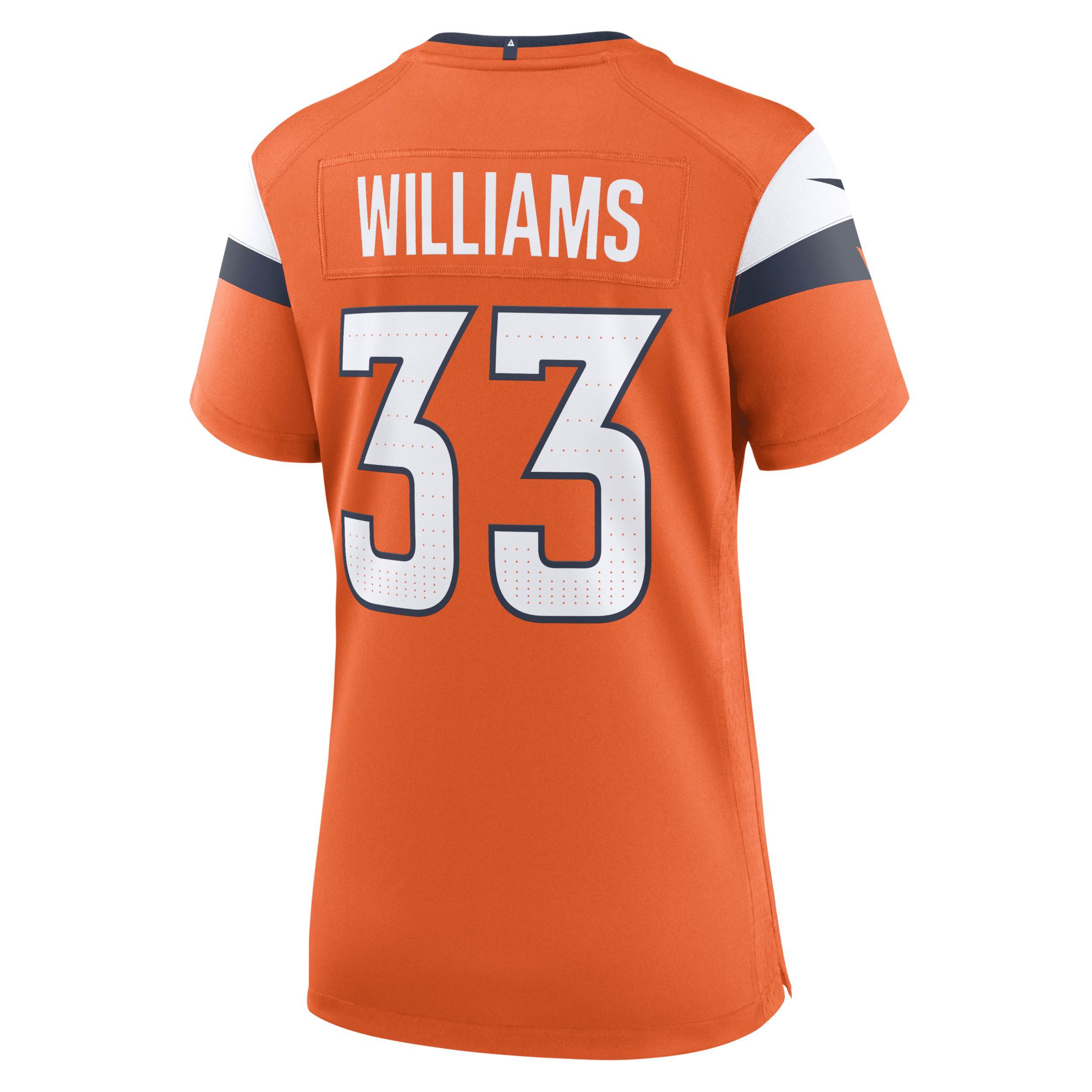 Womens Nike Javonte Williams Denver Broncos Mile High Collection Game Jersey Product Image