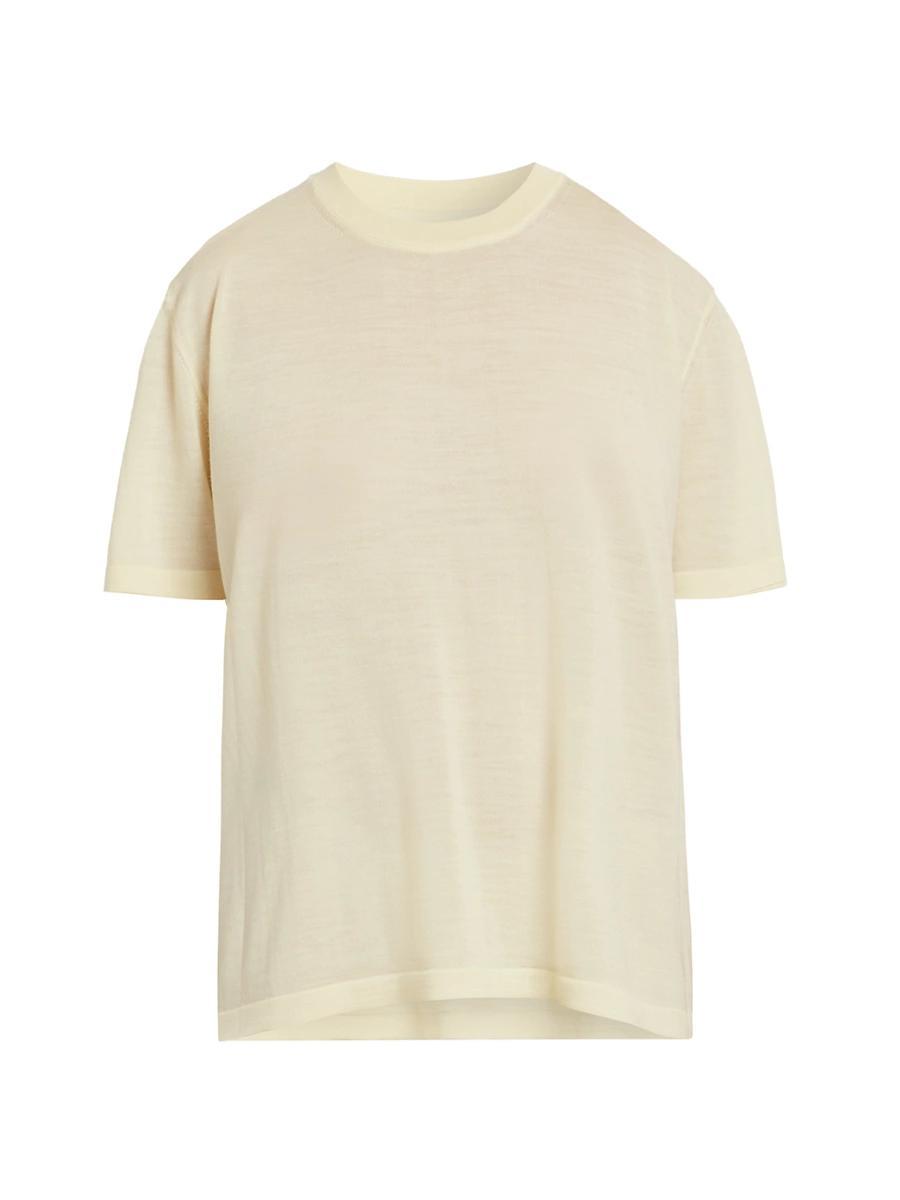 Womens Merino Wool Crewneck T-Shirt Product Image