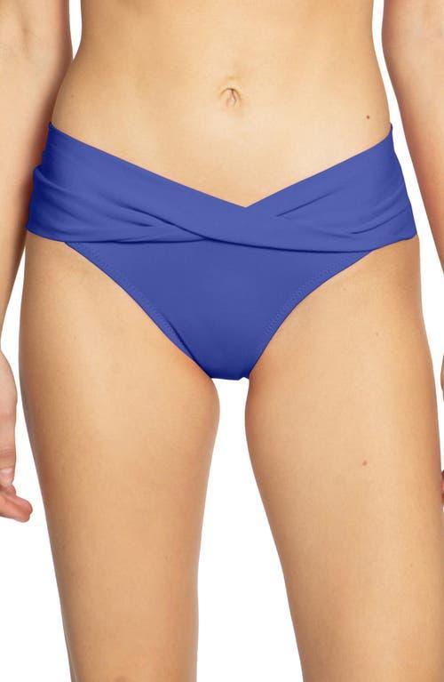 Robin Piccone Ava Solid Twist-Front Bikini Bottom Product Image