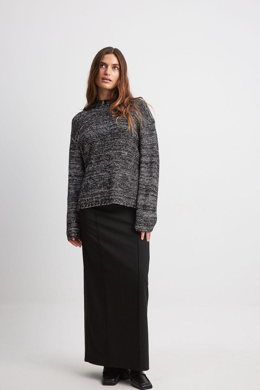 Seam Detail Straight Maxi Skirt Product Image